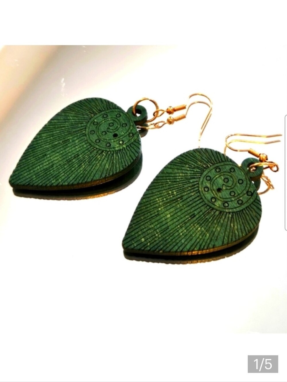 Real Wooden Boho Style Earrings